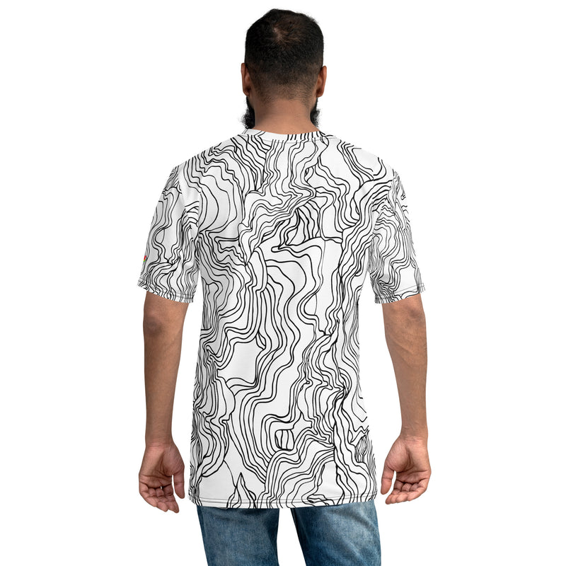Men's t-shirt Island Contours