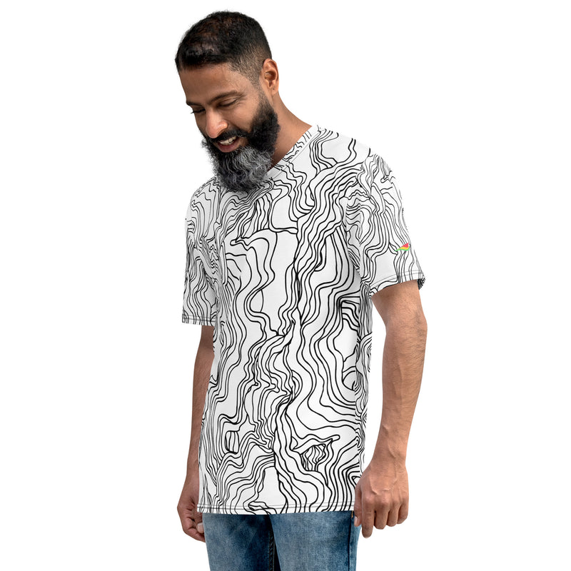 Men's t-shirt Island Contours