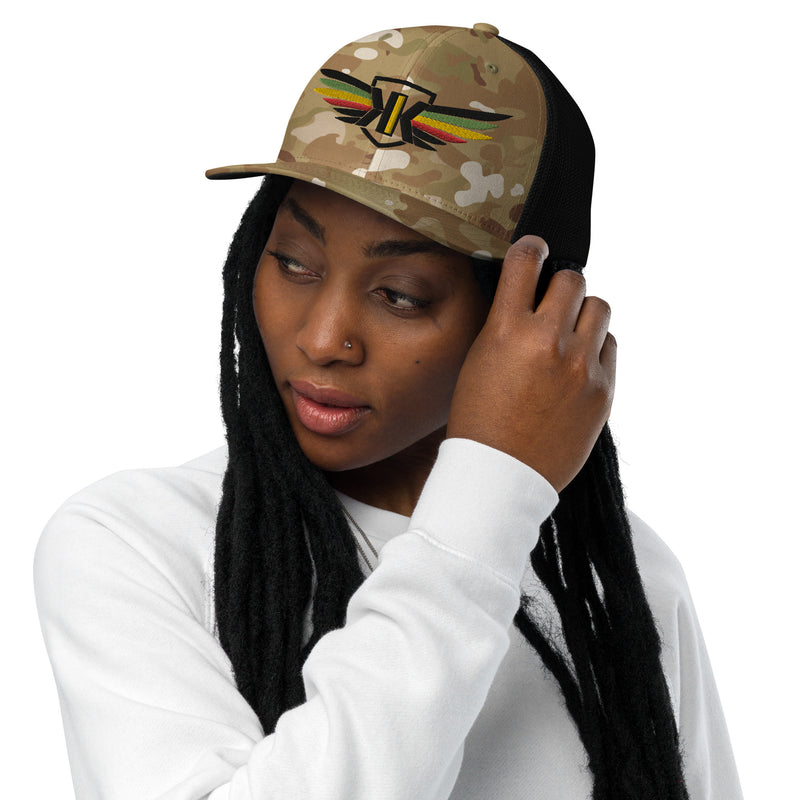 Kwéyòl Koncept Closed-back trucker cap