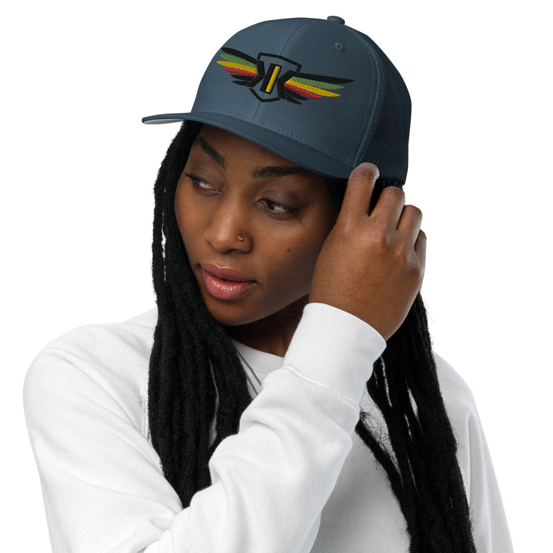 Kwéyòl Koncept Closed-back trucker cap
