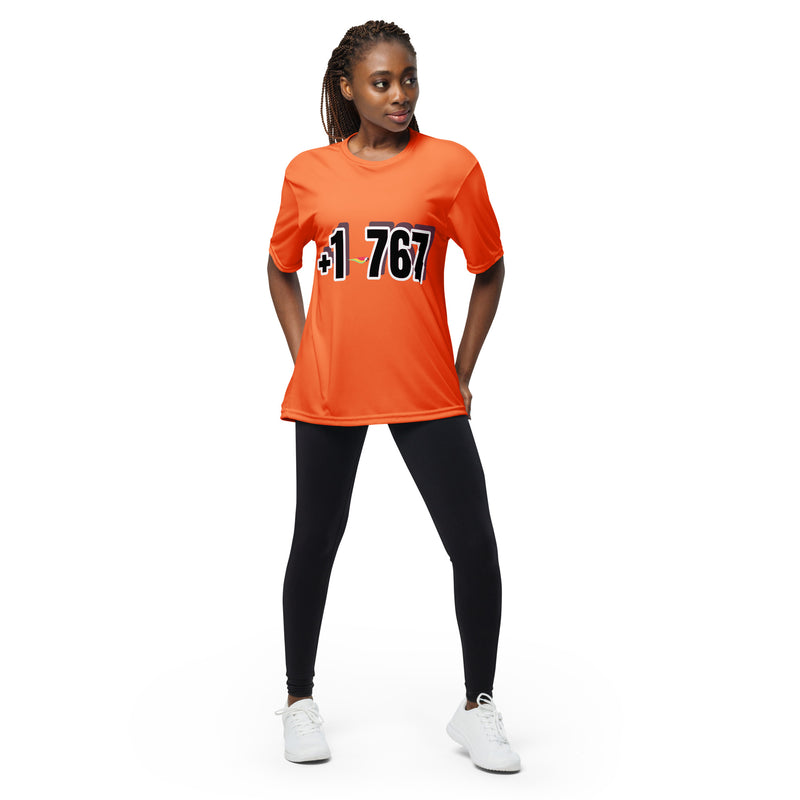 Unisex performance crew neck t-shirt