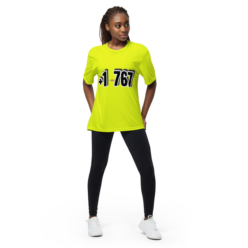 Unisex performance crew neck t-shirt