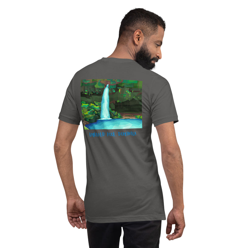 Unisex t-shirt Emerald Pool Dominica