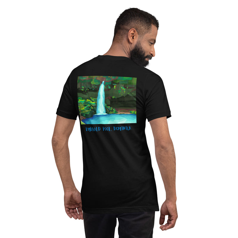 Unisex t-shirt Emerald Pool Dominica