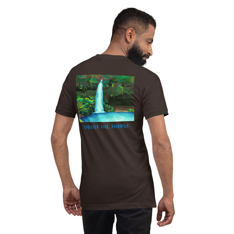 Unisex t-shirt Emerald Pool Dominica