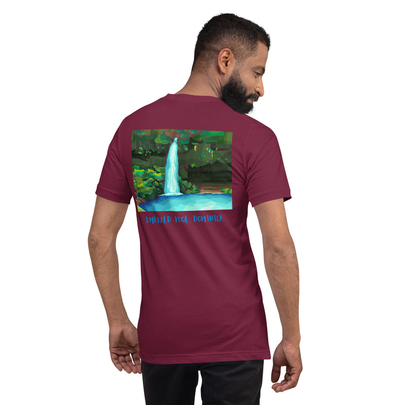 Unisex t-shirt Emerald Pool Dominica