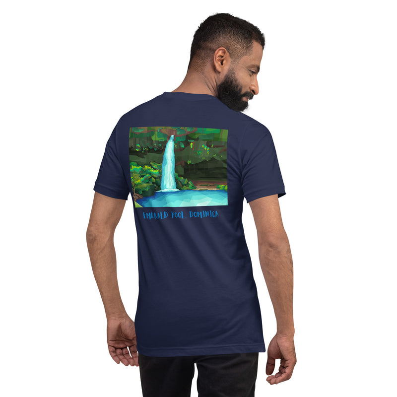 Unisex t-shirt Emerald Pool Dominica